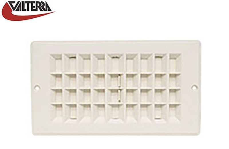 FLOOR REGISTER DAMPERED - PLASTIC (Valterra)