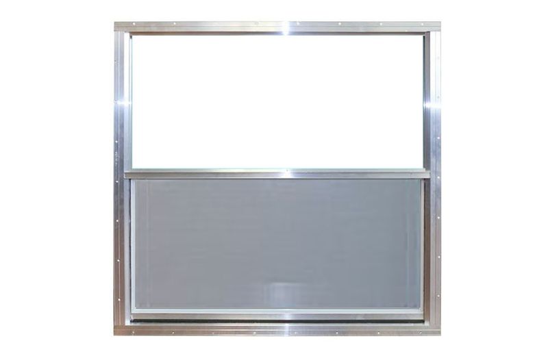 WINDOW - VERTICAL ALUMINUM - MILL PRIME (Outside)