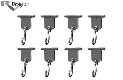 AWNING CLIPS w/S-HOOKS (8 Pk)