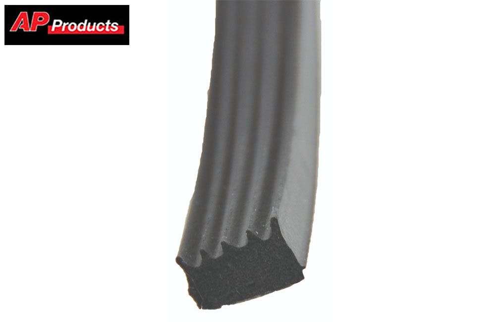 FOAM SEAL w/TAPE, Size: Seal - Black (1/2&quot; x 5/16&quot; x 50&#39;)(018-855) 500811