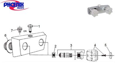 SHOWER VALVE - 4" EXPOSED RISER