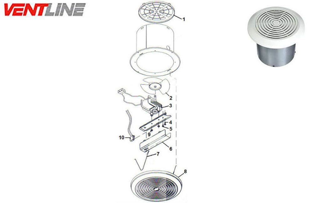 VENT FAN (without light) V2262