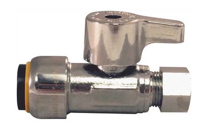 VALVE - STRAIGHT 1/4 TURN (PUSH-FIT)