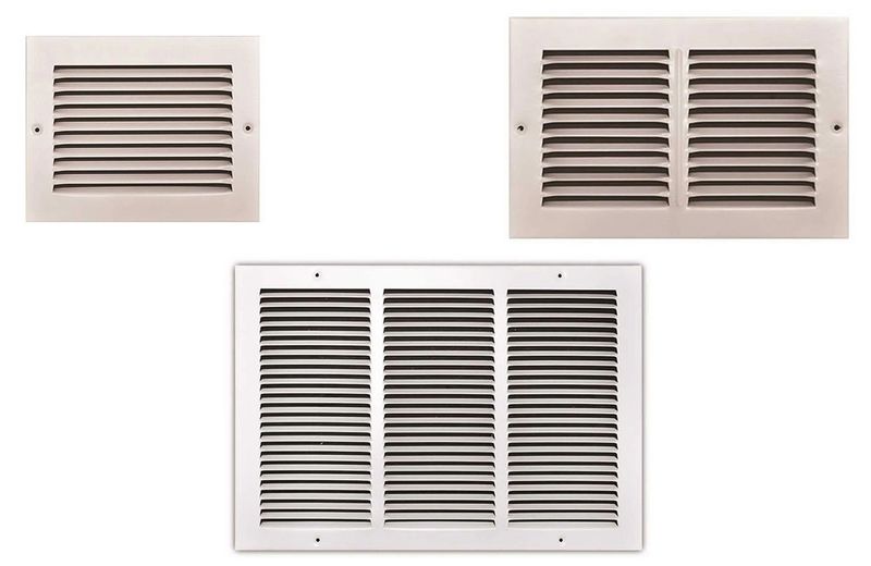 STAMPED FACE RETURN AIR GRILLE