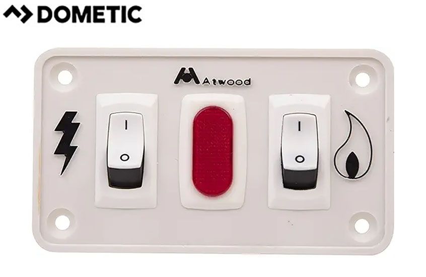 DUAL PANE SWITCH, Color: White (91230) 140371
