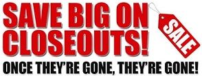 CLOSEOUTS
