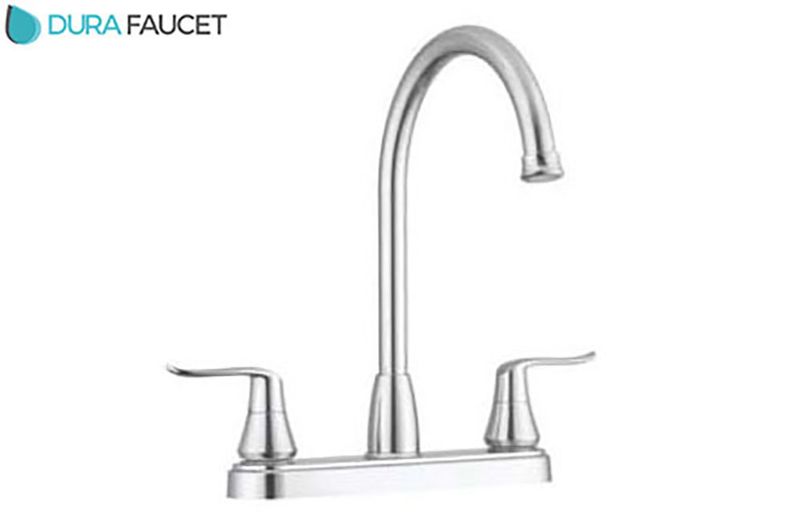 ELEGANT J-SPOUT KITCHEN FAUCET