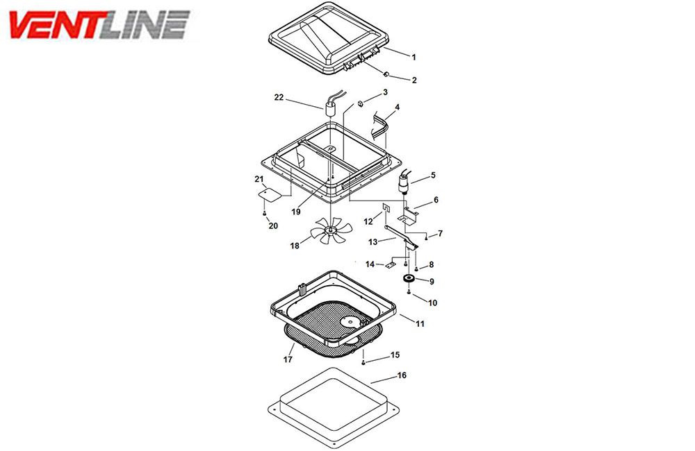 VENTLINE V2119 VENT FAN