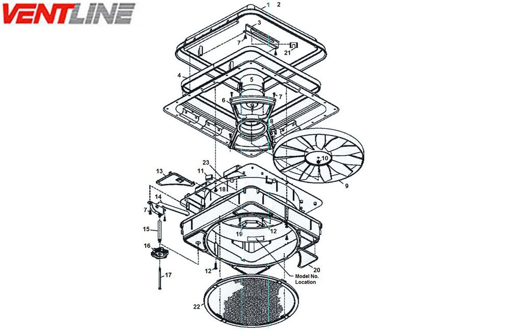 VENTLINE V2525 VENT FAN