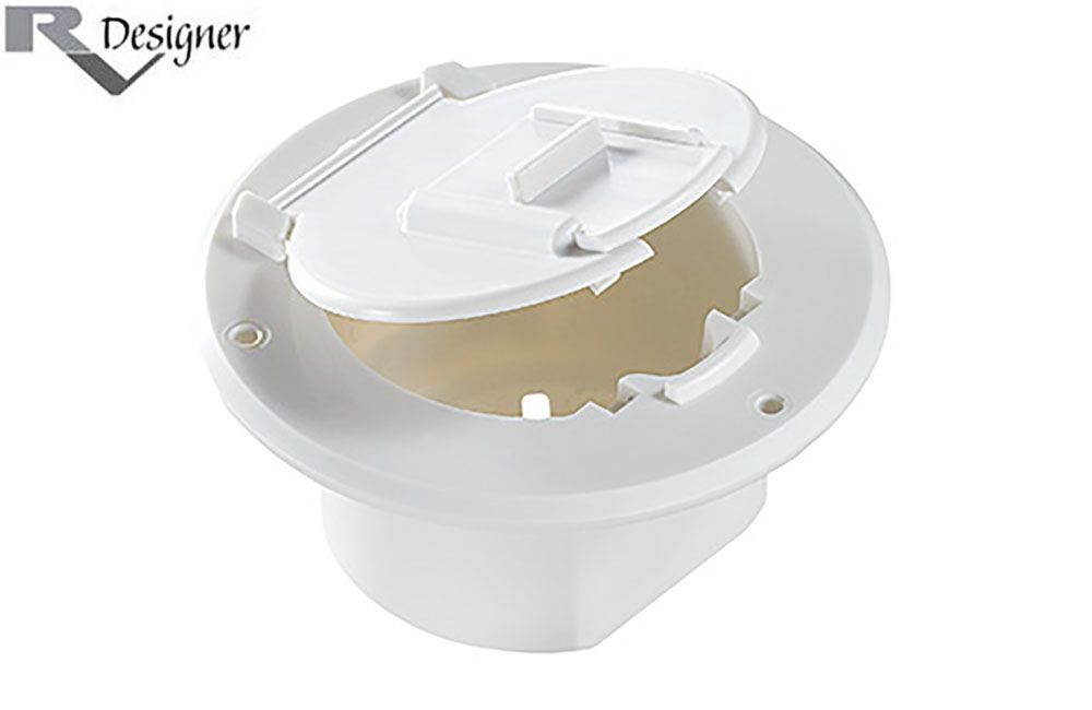 BASIC CABLE HATCH &amp; REPLACEMENT LIDS, Color: White (B120) 220053
