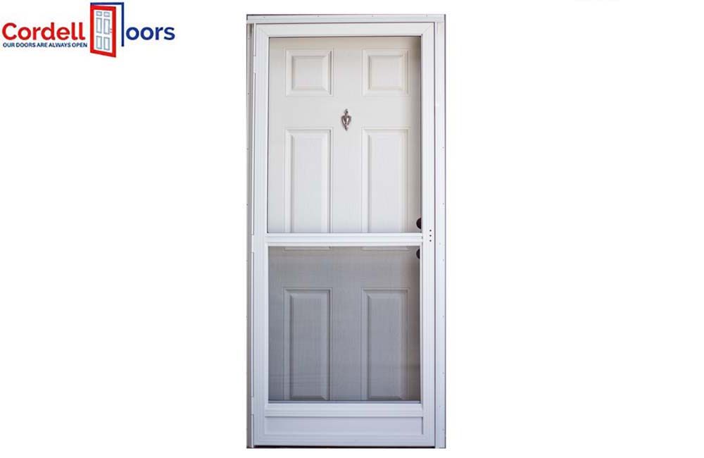 COMBINATION DOOR (4&quot; JAMB) KNOCKER/VIEWER, Size: 32 x 72 (LH) 93272LK-4