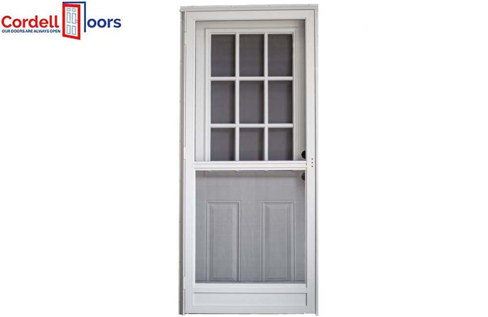 COMBINATION DOOR (4&quot; JAMB) 9-LITE, Size: 32 x 72 (LH) 93272LN-4