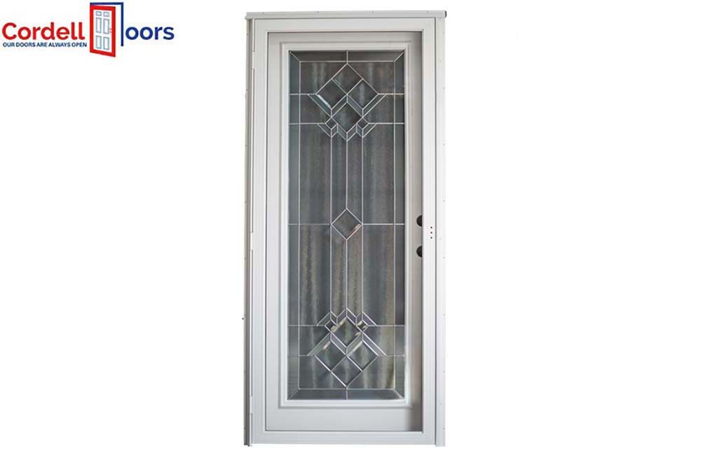 COMBINATION DOOR (4&quot; JAMB) DECORATIVE 64&quot; WP, Size: 32 x 76 (LH) 93276L6L-4