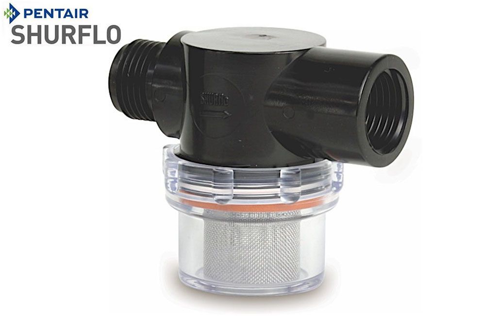 STRAINER - TWIST-ON WATER, Inlet: 1/2&quot; NPSM-M Pipe Inlet (255-313)