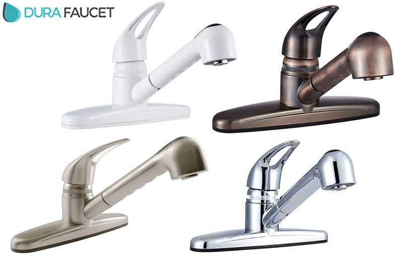 NON-METALLIC PULL-OUT KITCHEN FAUCET
