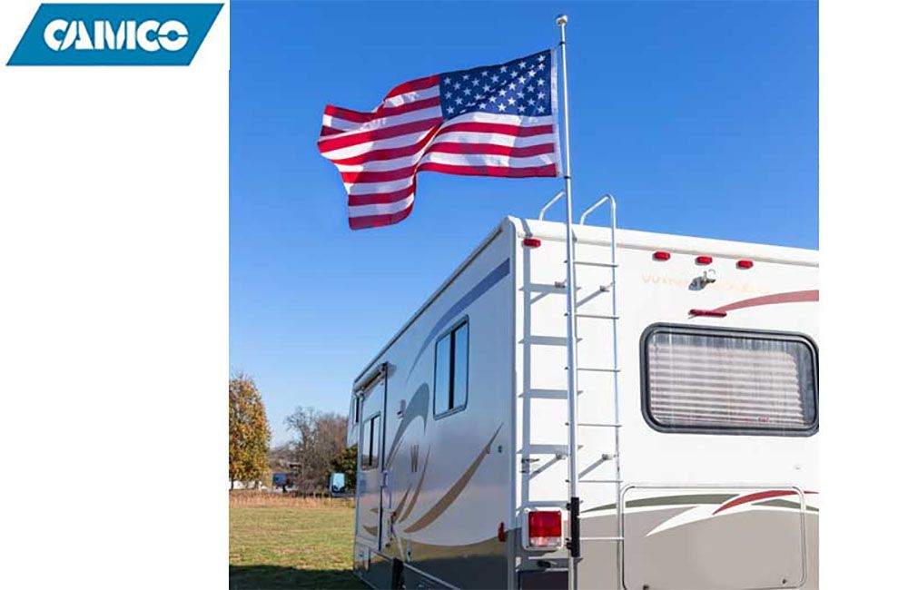 LADDER MOUNT FLAGPOLE HOLDER