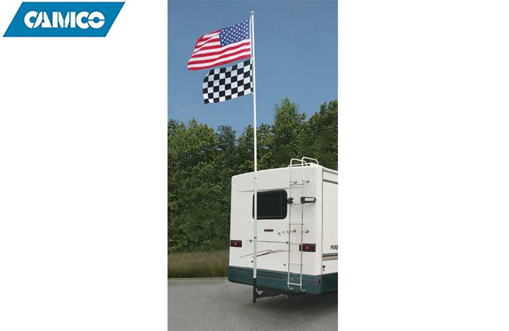 HITCH MOUNT FLAGPOLE HOLDER