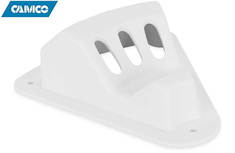 FLAGHOLDER, 3 HOLE, SCREW MOUNT (WHITE)
