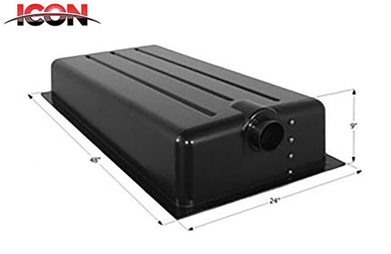 HOLDING TANK - CENTER END DRAIN  HT198-ED