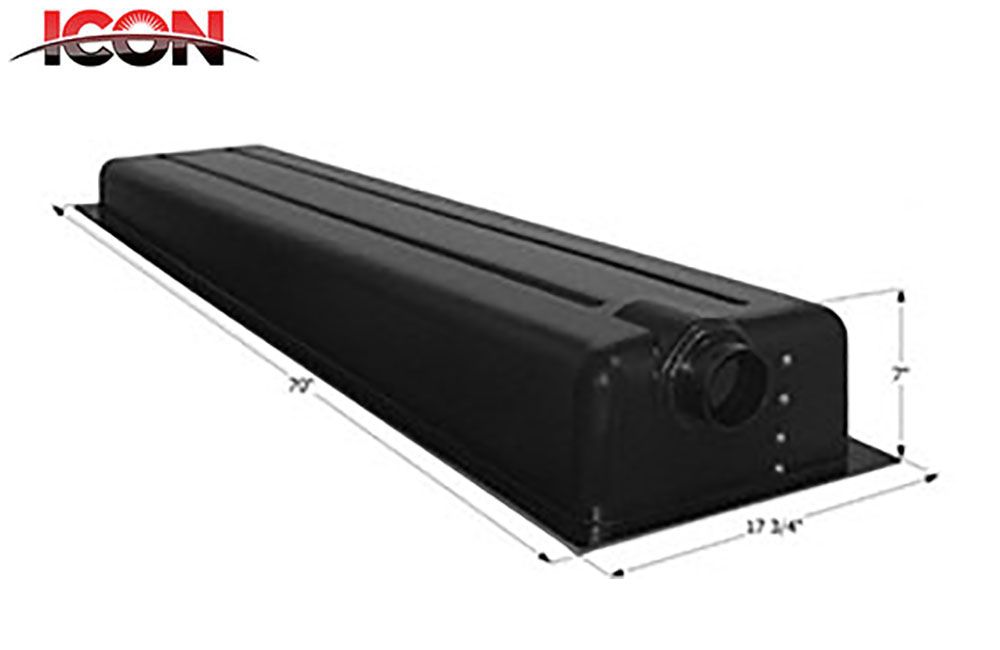 HOLDING TANK - RIGHT END DRAIN HT473-ED