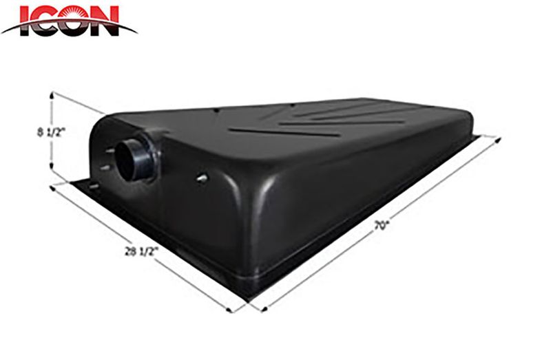 HOLDING TANK - CENTER END DRAIN  HT543-ED
