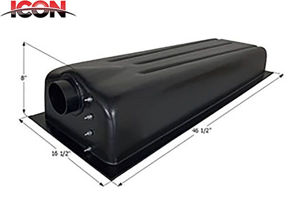 HOLDING TANK - CENTER END DRAIN  HT706-ED