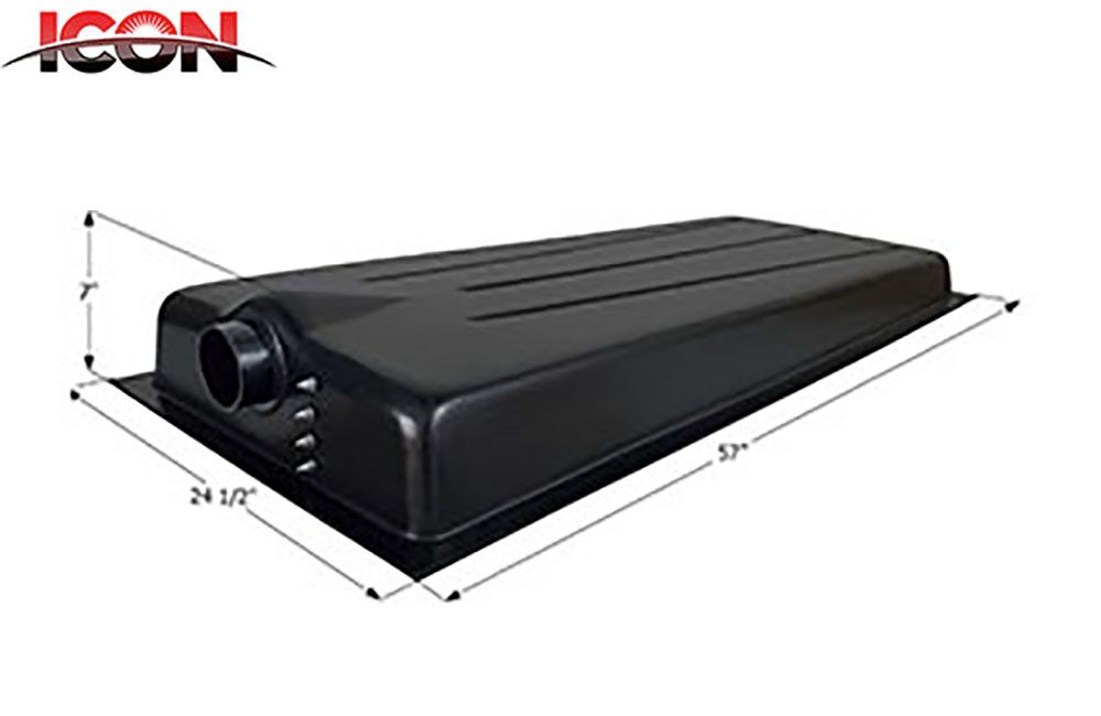 HOLDING TANK - CENTER END DRAIN  HT708-ED
