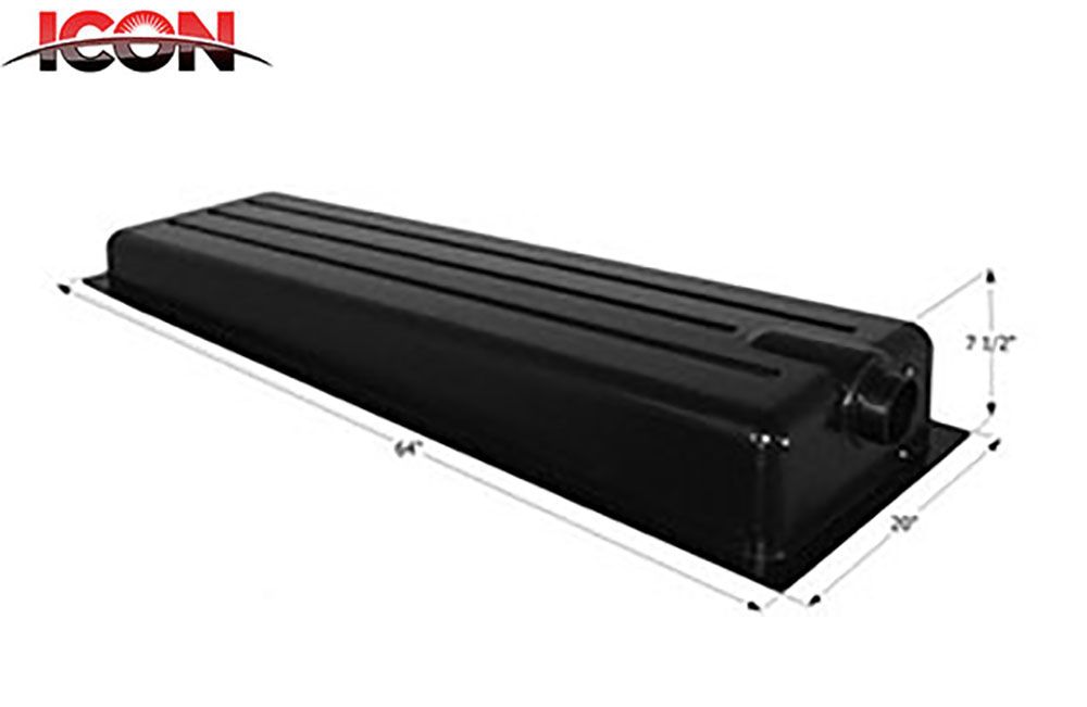 HOLDING TANK - CENTER END DRAIN  HT186B-ED