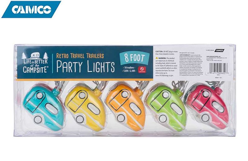 PARTY LIGHTS - RETRO TRAVEL TRAILER