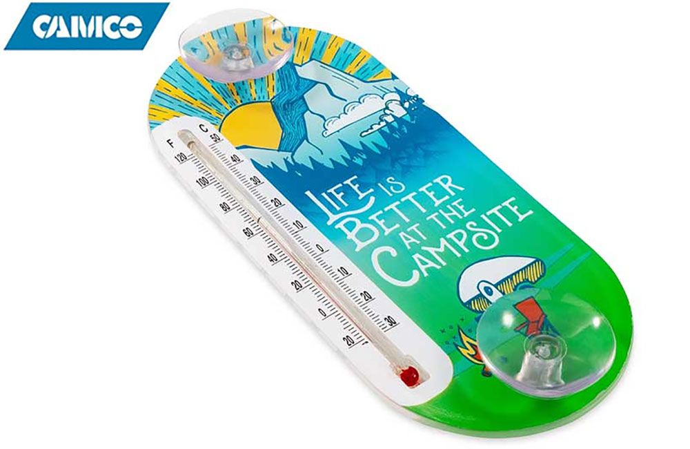 THERMOMETER - WINDOW, Design: Campsite (53366)