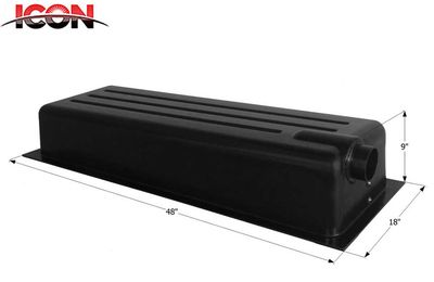 HOLDING TANK - RIGHT END DRAIN  HT162-ED