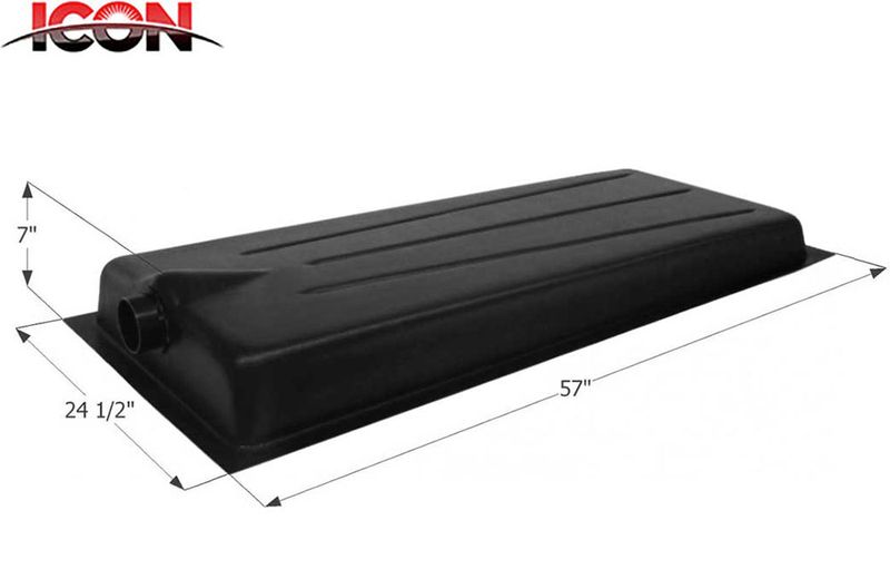 HOLDING TANK - CENTER END DRAIN  HT708-ED