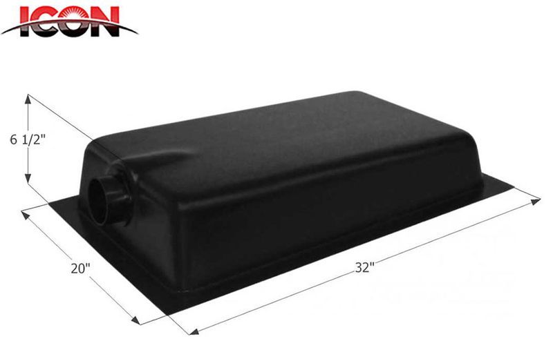 HOLDING TANK - CENTER END DRAIN  HT620-ED