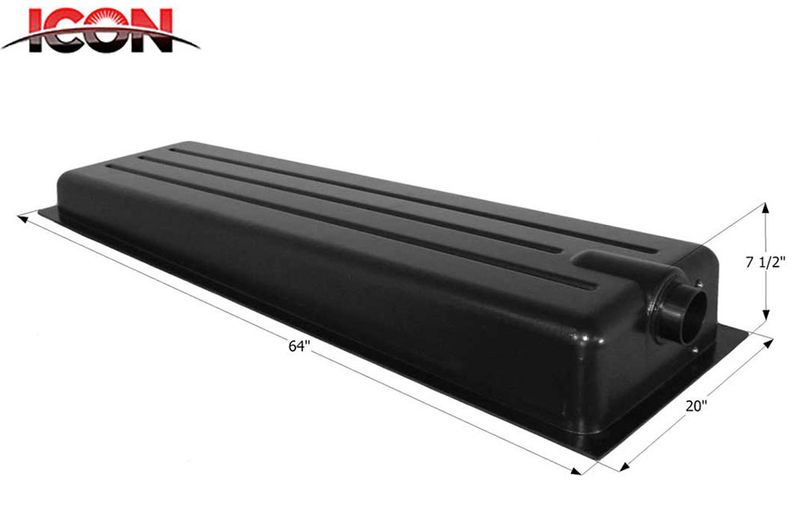 HOLDING TANK - CENTER END DRAIN  HT186B-ED
