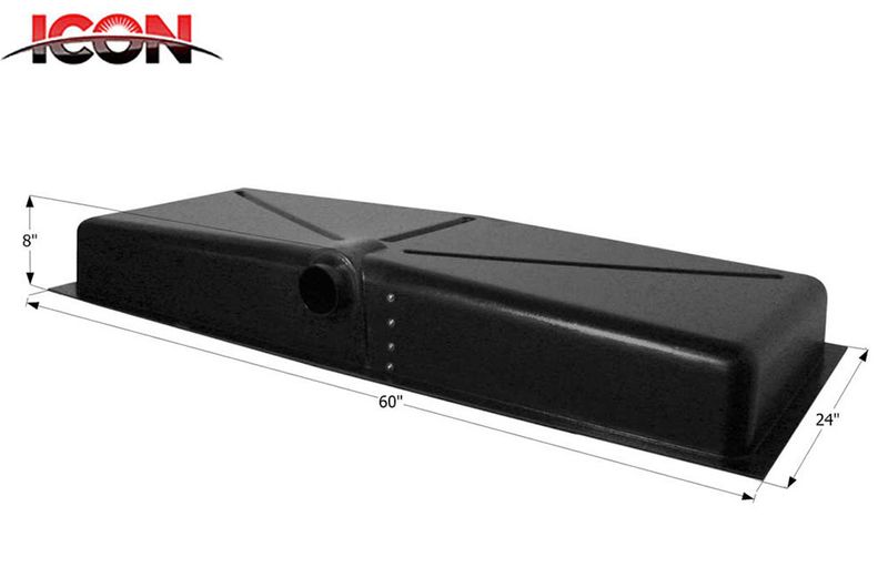 HOLDING TANK - CENTER SIDE DRAIN  HT140-SD