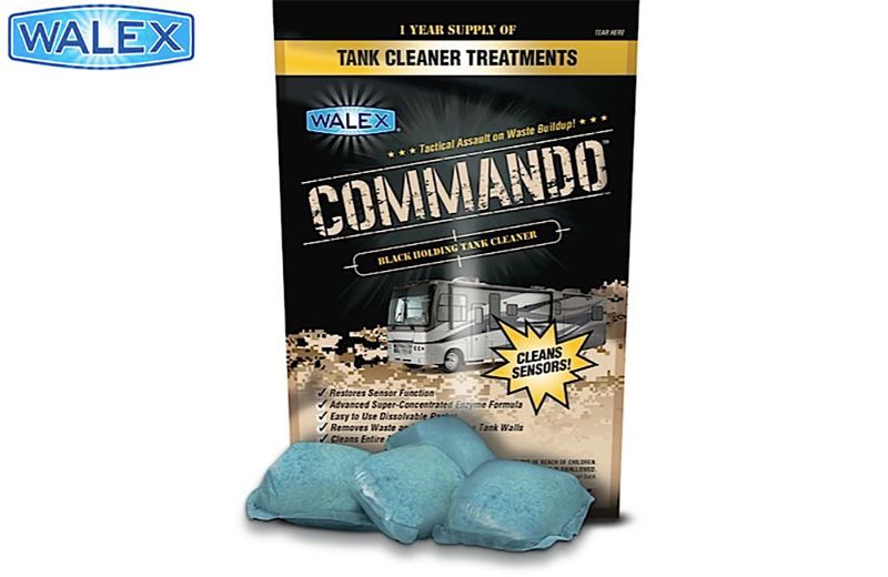 CLEANER - COMMANDO BLACK TANK (4/Bag)