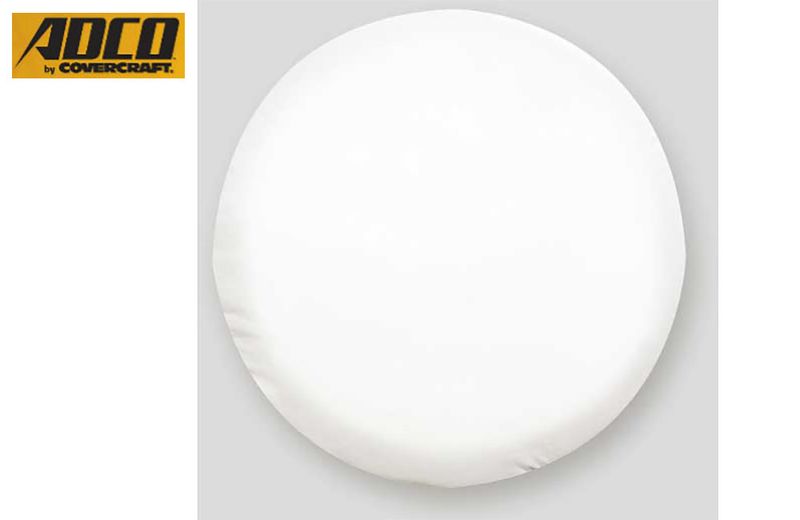SPARE TIRE COVER - WHITE