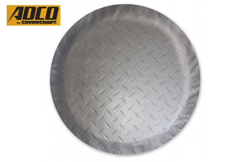 SPARE TIRE COVER - DIAMOND PLATE