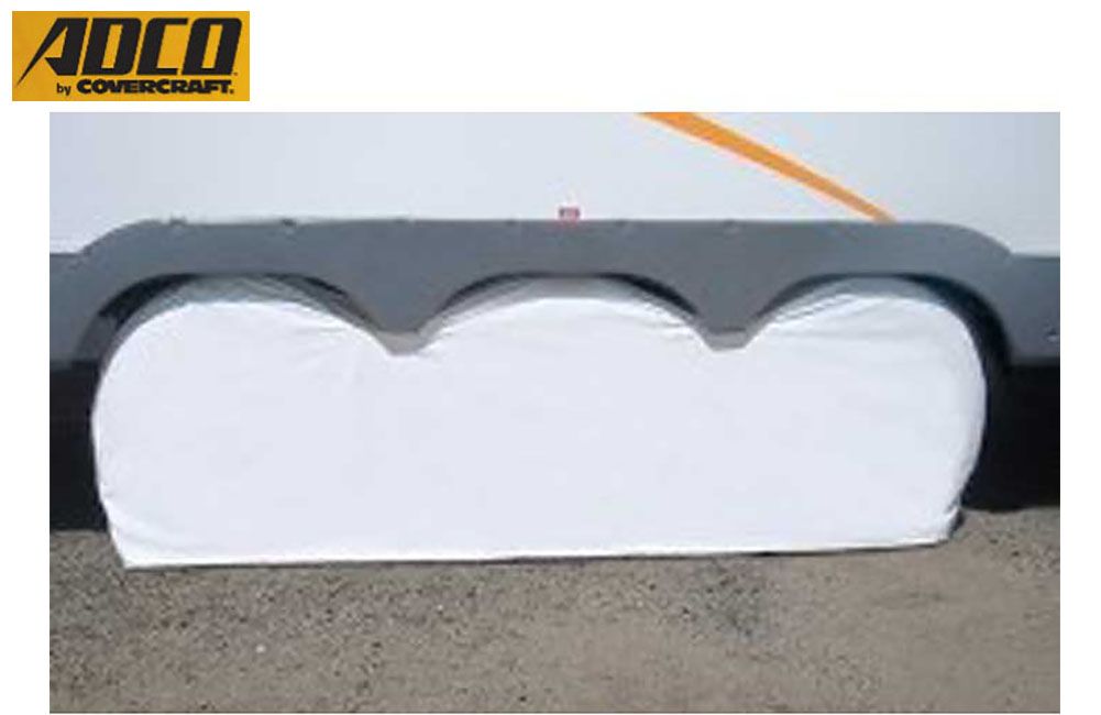 TRIPLE AXLE ULTRA TYRE GARDS, Fits: White 27&quot;-29&quot; Tire, 14&quot;-15&quot; Rim (3983)