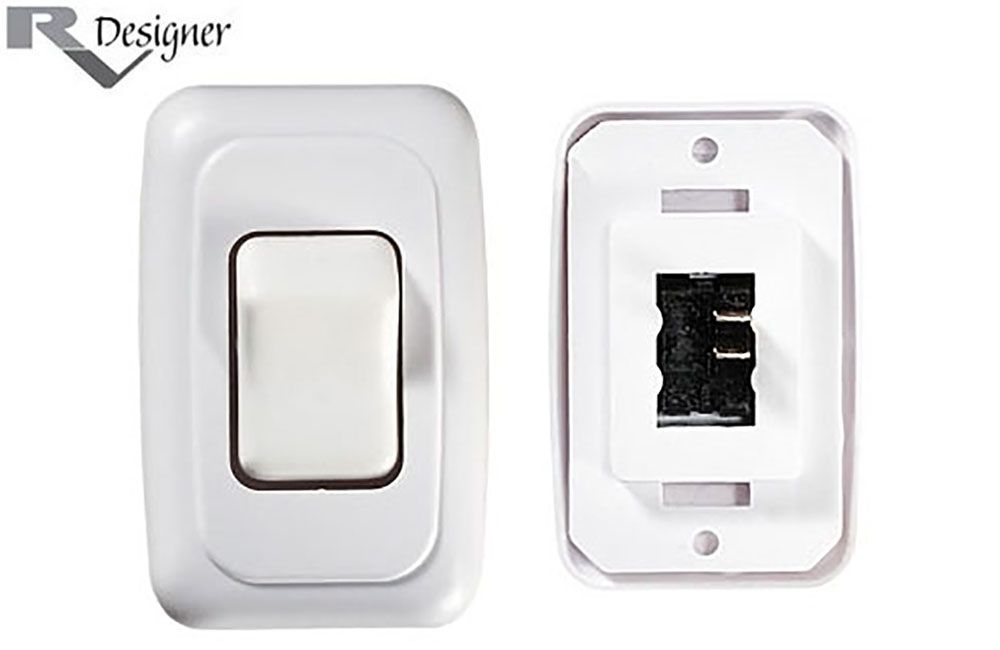 CONTOURED WALL SWITCH, Size: Single (S531)