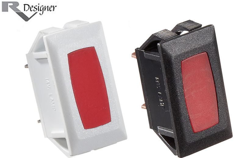 SWITCHw/RED INDICATOR LIGHT