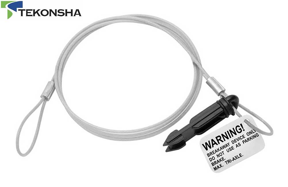 BREAKAWAY CABLE &amp; PIN ASSEMBLY (TEKONSHA), Brass/Nylon Pin: Brass Pin for #2005 Switch (2005-A)