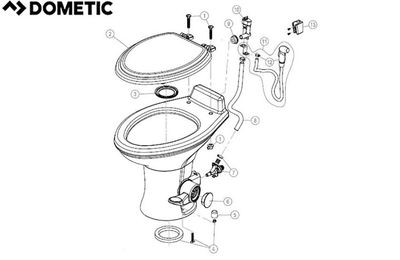 DOMETIC 320 SERIES TOILET