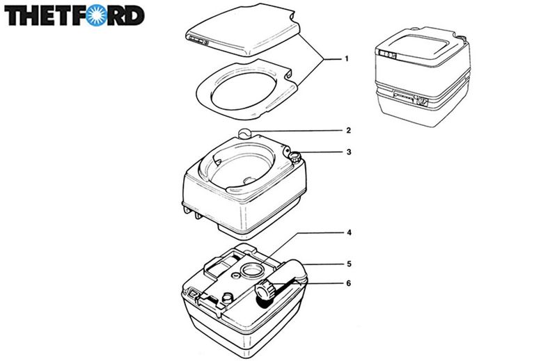 THETFORD PORTA POTTI 345