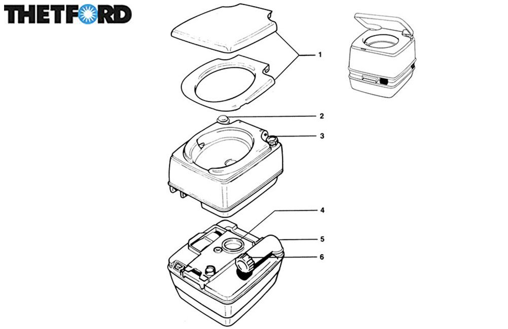 THETFORD PORTA POTTI 135
