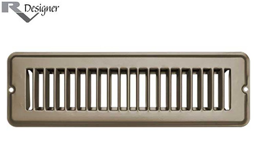VENT REGISTERS, Color: (2&quot; x 10&quot;) White Undampered (H870)
