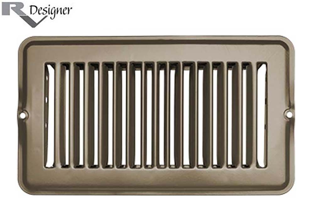 VENT REGISTERS 4&quot; x 8&quot;, Color: Tan Undampered (H872)