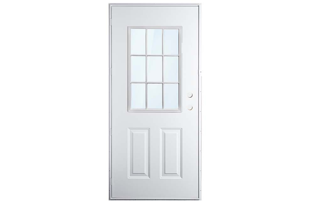 OUTSWING DOOR - 9-LITE, Window: 30 x 72 (LH) 23072LN