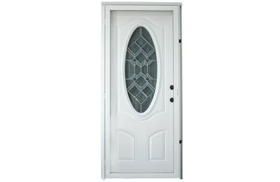 COMBINATION DOOR (4" JAMB)  3/4 OVAL