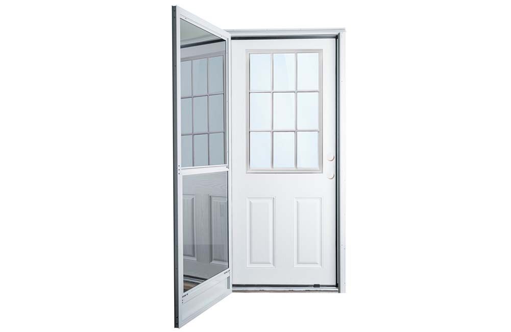 COMBINATION DOOR (6&quot; JAMB) 9-LITE, Size: 32 x 76 (LH) 93276LN-6